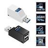 Mini 3 Ports USB 3.0 Splitter Hub High Speed Data Transfer Splitter Box Adapter For PC Laptop MacBook Pro Accessories miniinthebox