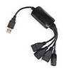 Mini 4-Port USB 2.0 480Mbps High-Speed Hub