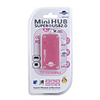 Mini 4 Port USB 2.0 Hub (Pink)