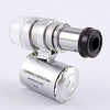 Mini 60X Jewelry Magnifier Microscope Magnifying With 2 LEDs And UV Light Pocket Jeweler Loupe Zoom Tool miniinthebox