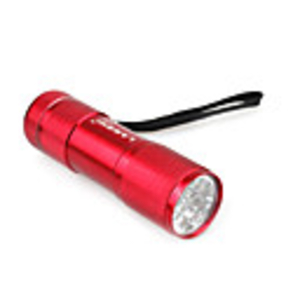 Mini 9 Led Flashlight New Led Torch - Red