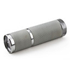 Mini 9-LED Single Mode Flashlight (0.7W,  Silver)