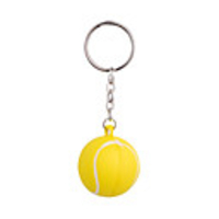 Mini Ball Style Keychain with Soft Plastic Material