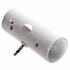 Mini Barrel Speaker for iPod/MP3 Player (White)