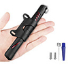 Mini Bike Pump Includes Stand Lightweight Materials Convenient For Road Bike Mountain Bike MTB Folding Bike Recreational Cycling Fixed Gear Bike Cycling Bicycle ABSPC Alloy Red Gold Blue