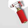 Mini Bike Pump Inflated For Road Bike Mountain Bike MTB Folding Bike Recreational Cycling Cycling Bicycle Aluminum Alloy Red Black miniinthebox