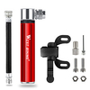 Mini Bike Pump Mini Bike Pump With Gauge Inflated For Road Bike Mountain Bike MTB Folding Bike Recreational Cycling Cycling Bicycle Aluminum Alloy Black Red Silver miniinthebox