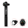 Mini Bike Pump Mini Bike Pump With Gauge Inflated For Road Bike Mountain Bike MTB Folding Bike Recreational Cycling Cycling Bicycle Aluminum Alloy Black Silver miniinthebox
