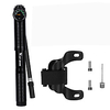 Mini Bike Pump Mini Bike Pump With Gauge Inflated For Road Bike Mountain Bike MTB Folding Bike Recreational Cycling Cycling Bicycle Aluminum Alloy Black Silver miniinthebox