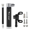 Mini Bike Pump Mini Bike Pump With Gauge Inflated For Road Bike Mountain Bike MTB Folding Bike Recreational Cycling Cycling Bicycle Aluminum Alloy Red Burgundy Black miniinthebox
