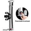 Mini Bike Pump Mini Bike Pump With Gauge Inflated For Road Bike Mountain Bike MTB Folding Bike Recreational Cycling Cycling Bicycle Aluminum Alloy Silver miniinthebox
