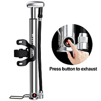 Mini Bike Pump Mini Bike Pump With Gauge Inflated For Road Bike Mountain Bike MTB Folding Bike Recreational Cycling Cycling Bicycle Aluminum Alloy Silver miniinthebox