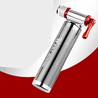 Mini Bike Pump Mini Bike Pump With Gauge Inflated For Road Bike Mountain Bike MTB Folding Bike Recreational Cycling Cycling Bicycle Aluminum Alloy Silver miniinthebox