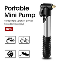 Mini Bike Pump Mini Bike Pump With Gauge Inflated For Road Bike Mountain Bike MTB Folding Bike Recreational Cycling Cycling Bicycle Engineering Plastics Steel Stainless Black miniinthebox