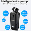 Mini Bluetooth Headset Remind Vibration Wear Clip Sports Running Earphone for Phone