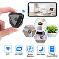 Mini Camera WiFi HD 1080P Mini Camera Wireless Camera Live Stream Motion Activated Camera Wireless Nanny Cam Security Camera for Home and Outdoor Newest Version