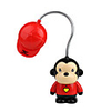 Mini Chimpanzees LED Super Capacity Desk Lamp Red