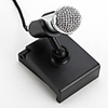 Mini Clip-On Desktop Microphone (3.5mm,  Silver)