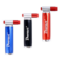 Mini CO2 Bike Pump / Inflator Portable For Cycling Bicycle Aluminium alloy Black Red Blue