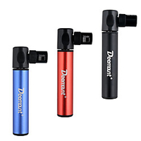 Mini CO2 Bike Pump / Inflator Portable For Cycling Bicycle Aluminium alloy Black Red Blue