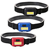 Mini COB headlamp LED Light Headlamps 100 lm LED LED Emitters 3 Mode Portable Easy Carrying Camping / Hiking / Caving Everyday Use Cycling / Bike Outdoor Black Red Blue