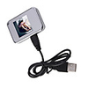 Mini Digital Photo Frame with Keychain-Silver