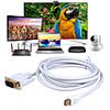 Mini DP To VGA Cable Mini DisplayPort (Thunderbolt 2) To VGA Adapter Compatible with Mackbook Pro/Air IMac Dell Monitor Surface