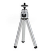 Mini Flexible Tripod Portable For Camera Silver Color