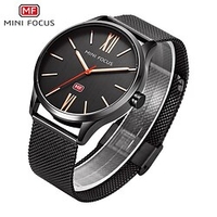 MINI FOCUS Quartz Watch for Men Analog Quartz Stylish Stylish Waterproof Alloy Alloy Fashion miniinthebox
