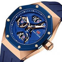 MINI FOCUS Quartz Watch for Men Analog Quartz Stylish Stylish Waterproof Alloy PU Leather Fashion miniinthebox