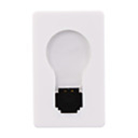 Mini folding card lamp (yellow)
