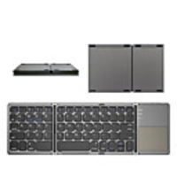 Mini folding keyboard Bluetooth Foldable Wireless Keypad with Touchpad for Windows Android Ios Tablet