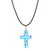 Mini Glaze Cross Necklace (Assorted Color)