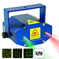 Mini Green and Red Laser Effects Projector with Sound Activation