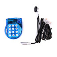 Mini Handsfree Home Telephone with Ear Phone Microphone