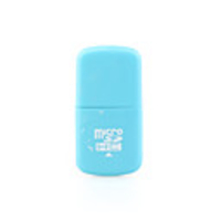 Mini Hi-speed USB2.0 Card Reader (blue)