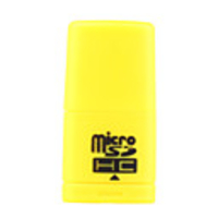 Mini Hi-speed USB2.0 Card Reader (yellow)