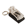mini keychain universal charger with 2pin flat plug