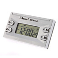 Mini LCD Car Digital Clock Calendar Timer with Sticker