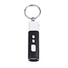 Mini LCD Flashlight-Style Digital Projection Keychain Clock-black(2 LR44)