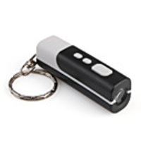 Mini LCD Flashlight-Style Digital Projection Keychain Clock Random Ship