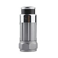 Mini LED Flashlight Torch with Car Cigarette Lighter(Rechargeable NI-MH Battery) Grey