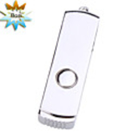 Mini Metallic Rotating USB 2.0 Flash Drive (8GB)