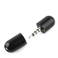 Mini Mic Microphone for Apple iPad/iPad 2/iPhone/iPod - Black