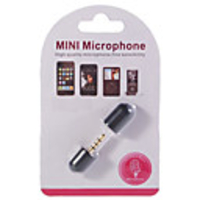 Mini Microphone for iPhone 3G/iPod Nano 4G/iPod Touch 2G/iPod Classic 120 (3.5mm Jack/Black)