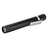 Mini Pen Shaped Aluminium Alloy Flashlight (Black,  1xAAA)