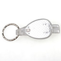 Mini Plastic Beer Opener Keychain