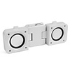 Mini Portable Travel Speakers (White)