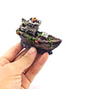 Mini Pyramid Fish Shrimp Shelter House Scorpion House Fish Tank Aquarium Decor Resin Ornament