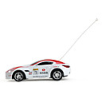 Mini Radio Control Racing Car (White,  40MHz)